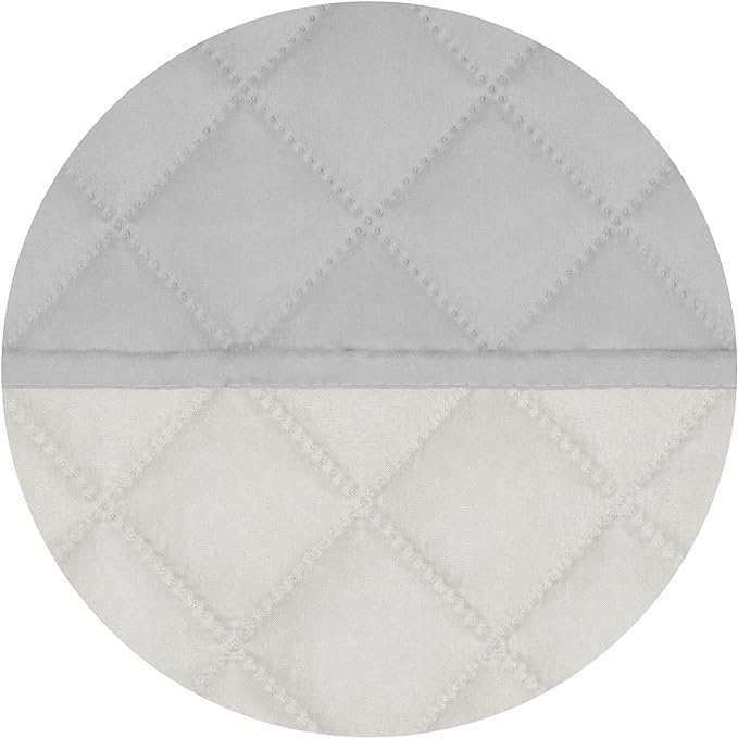 PureFit Reversible Quilted Sofa Cover, Water Resistant Slipcover Furniture Protector, Washable Couch Cover with Non Slip and Elastic Straps for Kids, Dogs (Oversized Recliner, Light Gray/Ivory)