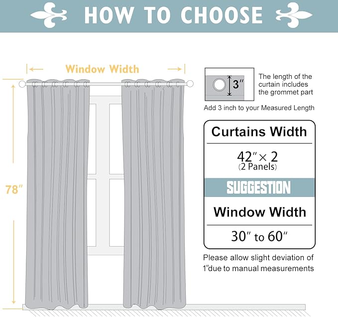 ChrisDowa Blackout Curtains 78 inches Long for Bedroom - 2 Panels Set Grommet Thermal Insulated Room Darkening Curtains for Living Room (Biscotti Beige, 42 x 78 Inch)