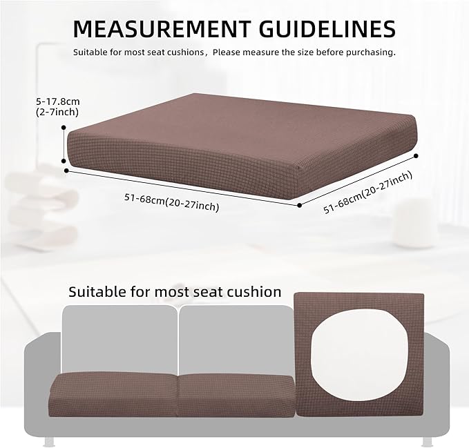 Outdoor Cushion Covers Set,14PCS Patio Furniture Couch Seat Slipcovers, Replacement for Sofa Sectional Chair(Cover，Only)