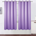 LEMOMO Lavender Thermal Blackout Curtains/52 x 72 Inch/Set of 2 Panels Room Darkening Curtains for Bedroom