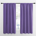 NICETOWN Blackout Curtains for Living Room, Lilac Purple, 2 Panels, 42 by 63, Darkening Window Curtain Panels, Easy-Care Solid Thermal Insulated Draperies/Drapes for Daughter Room