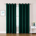 ChrisDowa Blackout Curtains 108 Inches Long 2 Panels Set for Living Room, Grommet Thermal Insulated Room Darkening Curtains for Bedroom (Forest Green, 52 x 108 Inch)