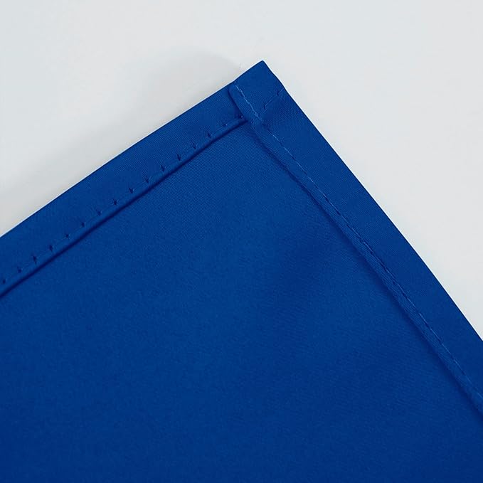 LEMOMO Royal Blue Thermal Blackout Curtains/52 x 54 Inch/Set of 2 Panels Room Darkening Curtains for Bedroom