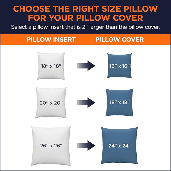 Amazon Basics Long Body Pillow for All Position Sleepers, 20 x 54 inches, Supportive, 1 Pack