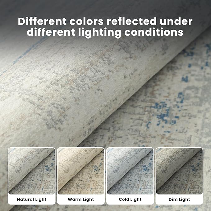 Washable Rugs 2x3 Area Rugs for Living Room- Modern Abstract Entryway Rugs for Bedroom,Dining Room,Kids Room,Soft Low Pile Small Carpet with Non Slip Rubber Backing for Home Office Front Door