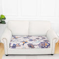 Smiry Printed Couch Cushion Covers, Stretch Soft Couch Covers for Sofa, Washable Non-Slip Sofa Slipcover Furniture Protector for Indoor and Outdoor (Medium, Beige)