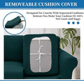 Couch Covers for 2 Extra Large Cushion Sofa, 3 Pieces – 2 Cushions