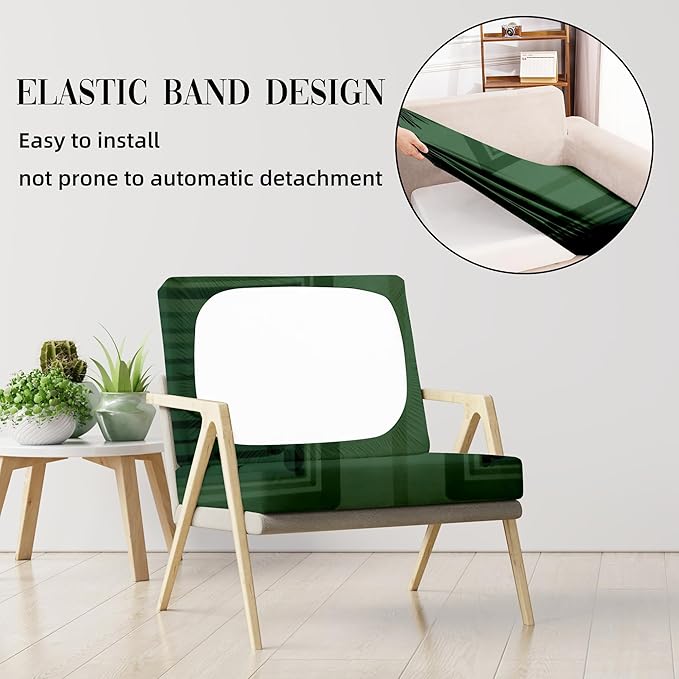 Outdoor Cushion Covers Set,8PCS Patio Furniture Couch Seat Slipcovers, Replacement for Sofa Sectional Chair(Cover，Only)