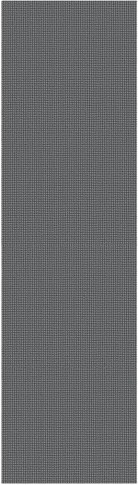 KOZYFLY Extra Long Runners for Hallways 3x18 ft Washable Kitchen Runner Non Slip Rubber Backed Hallway Rug Cotton Entryway Runner Rug Floor Carpet for Indoor Hall, Kitchen, Stair, Grey/Dark Grey