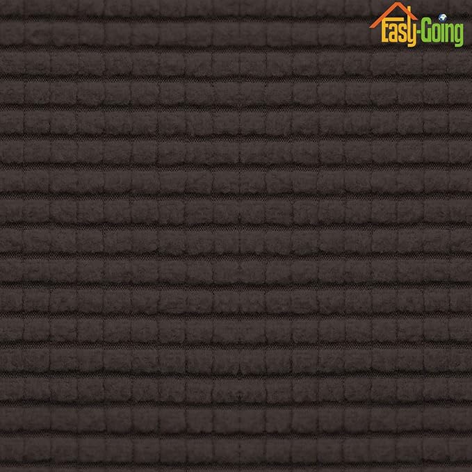 Easy-Going Stretch Loveseat Cushion Cover Sofa Cushion Furniture Protector Sofa Seat Sofa Slipcover Sofa Cover Soft Flexibility with Elastic Bottom(Loveseat Cushion, Chocolate)