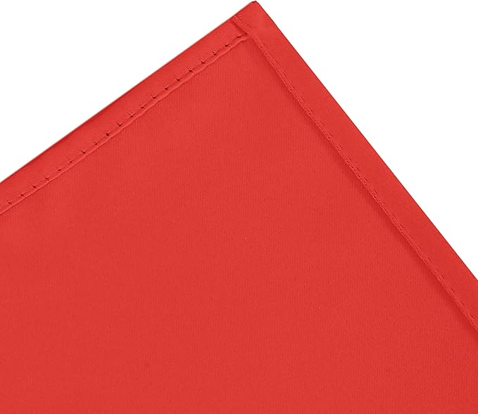 LEMOMO Blackout Curtains 38 x 84 inch/Bright Red Curtains Set of 2 Panels/Thermal Insulated Room Darkening Bedroom Curtains