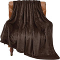 BEDELITE Fleece Blanket Twin Size Brown Throw Blankets for Couch & Bed, Luxury Plush Cozy Fuzzy Blanket 60x80 inches, Super Soft Warm Lightweight Throw Blanket for Travel Camping