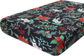 hyha Printed Couch Cushion Covers, Floral Sofa Covers Washable for 3 Cushion Couch, Stretch Pattern Outdoor Cushion Covers for Patio Furniture with Elastic Bottom(Large, Christmas Botanical)