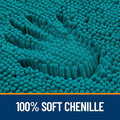 Bath Rugs, 44 x 24 Inch Chenille with Rubber Backing