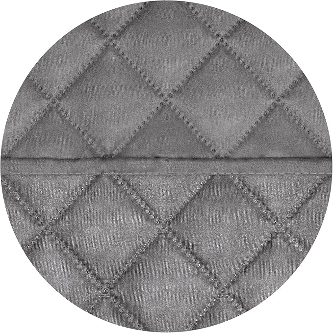 PureFit Reversible Quilted Sofa Cover, Water Resistant Slipcover Furniture Protector, Washable Couch Cover with Non Slip and Elastic Straps for Kids, Pets (Oversized Sofa, Gray/Gray)