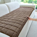 Couch Covers for Dogs Washable, Non Slip Couch Covers for Loveseat Sofa Pet Friendly, Soft Fuzzy Sofa Covers for Pet, Dog Couch Cover Furniture Protector(1PC,Dark Brown,27.6"x70.9")