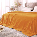 BEDELITE Fleece Blanket King Size Blankets for Bed, Luxury Plush Cozy Fuzzy Blanket 108x90 inches, Super Soft Warm Lightweight Throw Blanket All Seasons Suitable, Burnt Orange