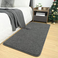 AROGAN Washable 2x4 Runner Rug for Hallway, Long Runner Rugs wtih Soft Memory Foam for Bedroom, Non Slip Backing Carpet Runners for Hallways, Kitchen, Bathroom, Entryway Home Decor, Black and White