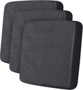 Leather Look Couch Cushion Covers Sofa Seat Slipcovers Sets Couches Furniture Protector for Sectional Armchair Loveseat Pets Kids Stretch Spandex Fabric (3 Cushion XL Sofa, Dark Grey)