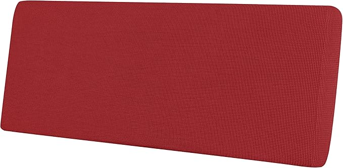 Easy-Going Stretch Cushion Cover Sofa Cushion Furniture Protector Sofa Seat Sofa Slipcover Sofa Cover Soft Flexibility with Elastic Bottom(Oversized Sofa Cushion, Christmas Red)