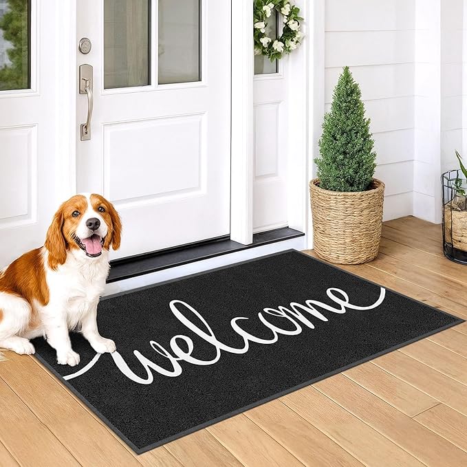 EARTHALL Funny Welcome Mats Outside/Inside 59"x35", Front Door Mat Outdoor Entrance, Indoor Outdoor Mats for Home Entrance, Funny Doormat Outside/Inside Entry, Front Porch Decor for Farmhouse