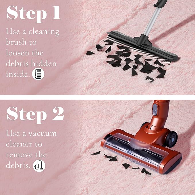 ONASAR Light Pink Round Area Rugs 5ft for Bedroom Living Room, Fluffy Circle Rug for Kids Girls Boys Teen, Soft Plush Shaggy Carpet for Nursery Dorm Classroom Playroom Home Decor Aesthetic