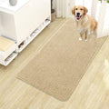 OLANLY Dog Door Mat for Muddy Paws 40x24, Absorbs Moisture and Dirt, Absorbent Non-Slip Washable Doormat, Quick Dry Chenille Mud Mat for Dogs, Entry Indoor Entryway Carpet for Inside Floor, Sand