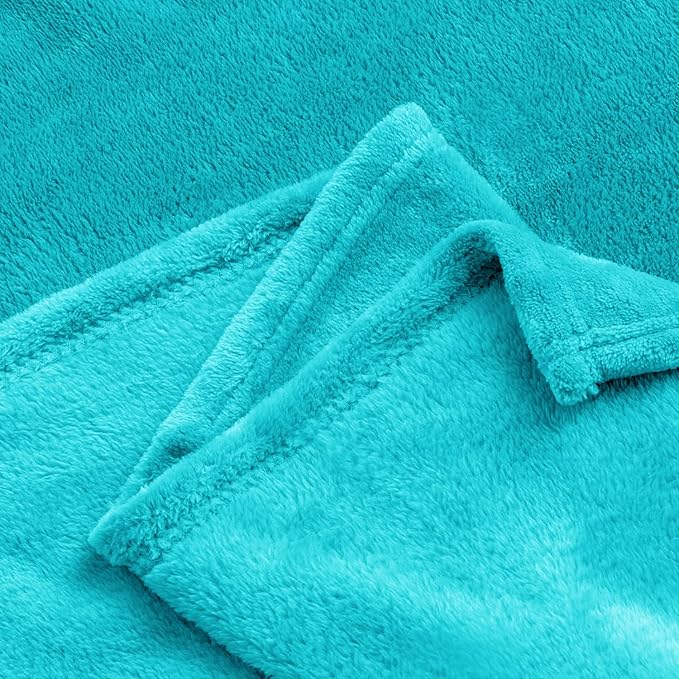 BEDELITE Fleece Blanket King Size Blankets for Bed, Luxury Plush Cozy Fuzzy Blanket 108x90 inches, Super Soft Warm Lightweight Throw Blanket All Seasons Suitable, Teal