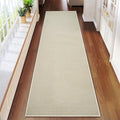 YDKGL 2x8 ft Hallway Runner Rug Extra Long Boho Woven Kitchen Runner Rugs Mat Non Slip Washable, Soft Entryway Laundry Hall Floor Runner Carpet for Indoor Backdoor Bedroom Hallway Living Room, Beige