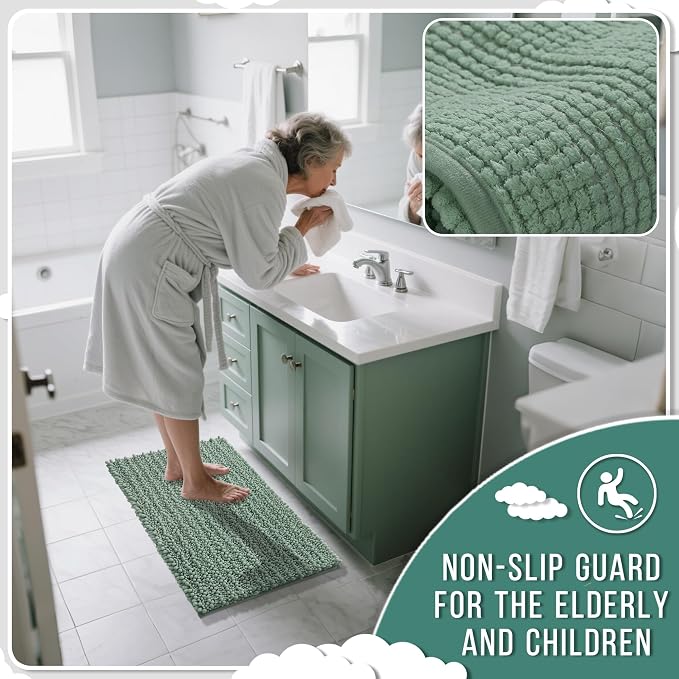 Yimobra Bathroom Rugs Non Slip Washable 32x20 Inch - Image 6