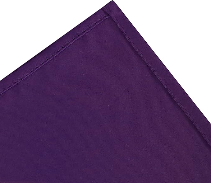 LEMOMO Purple Thermal Blackout Curtains/52 x 54 Inch/Set of 2 Panels Room Darkening Curtains for Bedroom