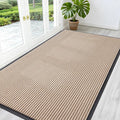 OLANLY Front Door Mat Indoor Outdoor Entrance, Waterproof Heavy Duty Doormat, Fade Resistant, Low Profile, Easy Clean Patio Porch Welcome Floor Mats for Entry, 59x30, Beige