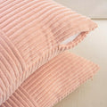 24x24 Inch 2 Packs Peach Big Decorative Throw Pillow Covers – 24x24in
