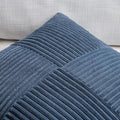 Dusty Blue 2 Packs Lumbar Decorative Throw Pillow Covers – 20x28in