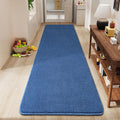 Amearea Modern Soft Hallway Runner Rug, 2x8 Feet Area Rug Runners for Hallways, Washable Runner Rugs, Non Slip Memory Foam Rug Blue Runner Rugs Carpet for Entrance Kitchen Kids Room Decor