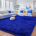 Rugs for Living Room 8x10, Soft Shaggy Modern Shag Area Rug for Bedroom, Upgrade Non-Slip Plush Fluffy Carpet for Kids Boys Girls Room Home Decor Aesthetic, Royal Blue