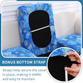 Printed Couch Cushion Covers – 2 Packs, Starry Sky, Floral Sofa Covers