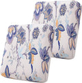 Smiry Printed Couch Cushion Covers, Stretch Soft Couch Covers for Sofa, Washable Non-Slip Sofa Slipcover Furniture Protector for Indoor and Outdoor (2 Pack, Beige)