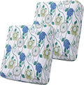 Smiry Printed Couch Cushion Covers, Stretch Soft Couch Covers for Sofa, Washable Non-Slip Sofa Slipcover Furniture Protector for Indoor and Outdoor (2 Pack, Light Green)