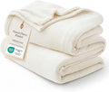 Bedsure Fleece Blankets King Size Cream - Bed Blanket Soft Lightweight Plush Cozy Fuzzy Luxury Microfiber, 108x90 inches