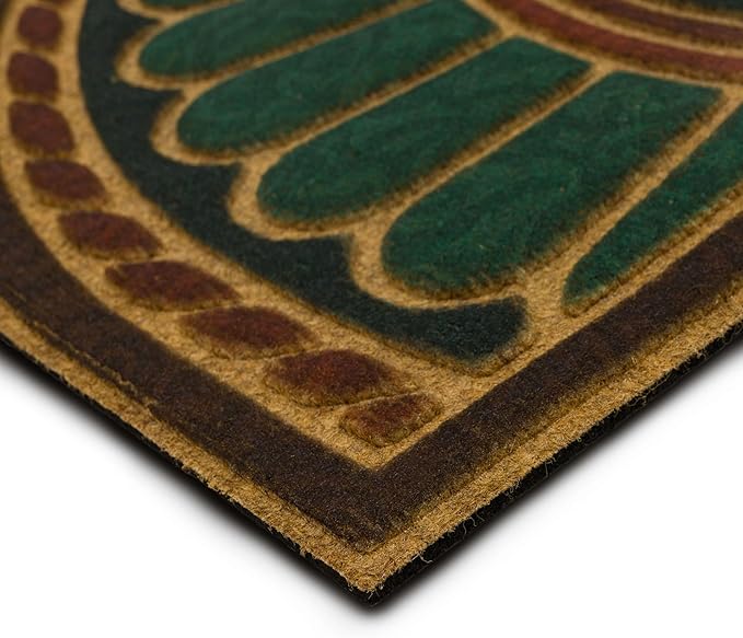 Mohawk Home Swirl Style Casual Ornamental Rust 2' X 3' All Weather Outdoor Door Mat Perfect for Porch, Garage