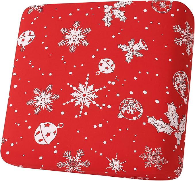 Smiry Printed Couch Cushion Covers, Stretch Soft Couch Covers for Sofa, Washable Non-Slip Sofa Slipcover Furniture Protector for Indoor and Outdoor (1 Pack, Red)