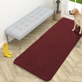 OLANLY Dog Door Mat for Muddy Paws 59x24, Absorbs Moisture and Dirt, Absorbent Non-Slip Washable Doormat, Quick Dry Chenille Mud Mat, Entry Indoor Entryway Carpet for Inside Floor, Caramel Russet