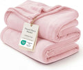 Bedsure GentleSoft Fleece Blanket Twin Size Pink - 300GSM Lightweight Plush Fuzzy Cozy Soft Valentines Blanket for Bed, Sofa, Couch, Travel, Camping, 60x80 inches