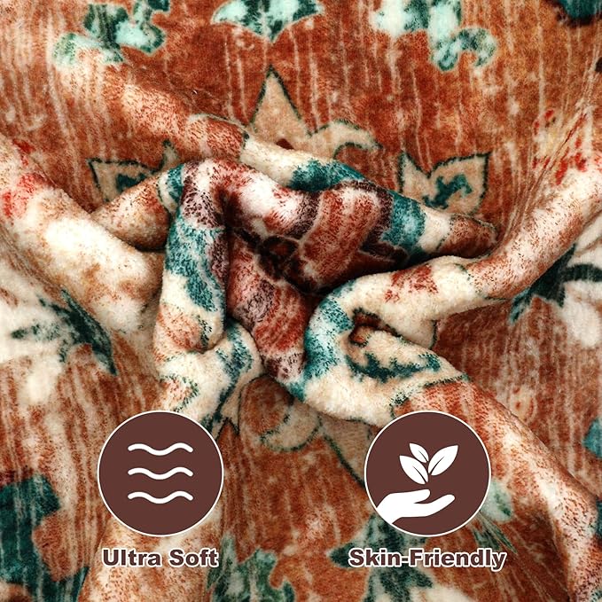Yamaziot Area Rug 9x12 Large Rug, Non-Slip Washable Boho Vintage Living Room Bedroom Rug with Rubber Backing, Low Pile Faux Wool Soft Distressed Floor Carpet for Living Room, Bedroom