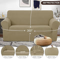 Oversized Stretch Loveseat Couch Cover Sofa Covers Washable – Sand