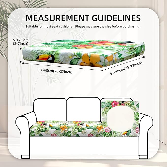 8Pcs Stretch Patio Cushion Covers,Outdoor Couch Covers Replacement,Outdoor Couch & Sofa Slipcovers,for Patio Furniture Cushion Covers,Washable Reusable urniture Protector(Pelican,8PCS)