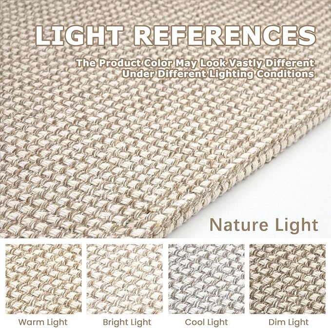 KOZYFLY Runners for Hallways 2x10 ft Washable Kitchen Runner Non Slip Rubber Backed Hallway Rugs Cotton Entryway Runner Rug Floor Carpet for Indoor Hall, Backdoor, Kitchen, Ivory/Khaki