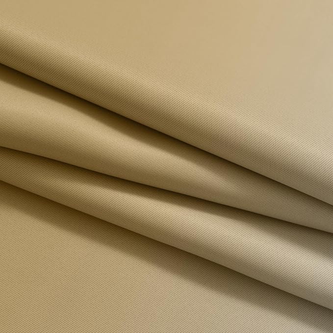 Yakamok Beige and Greyish White Ombre Curtains, Room Darkening Gradient Color Curtains for Bedroom, Light Blocking Thermal Insulated Window Drapes for Living Room(2 Panels, 52x84 Inch)