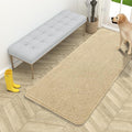 OLANLY Dog Door Mat for Muddy Paws 54x24, Absorbs Moisture and Dirt, Absorbent Non-Slip Washable Doormat, Quick Dry Chenille Mud Mat for Dogs, Entry Indoor Entryway Carpet for Inside Floor, Sand